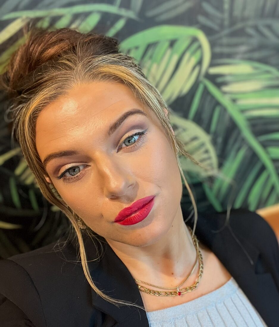 Bold evening glam makeup
