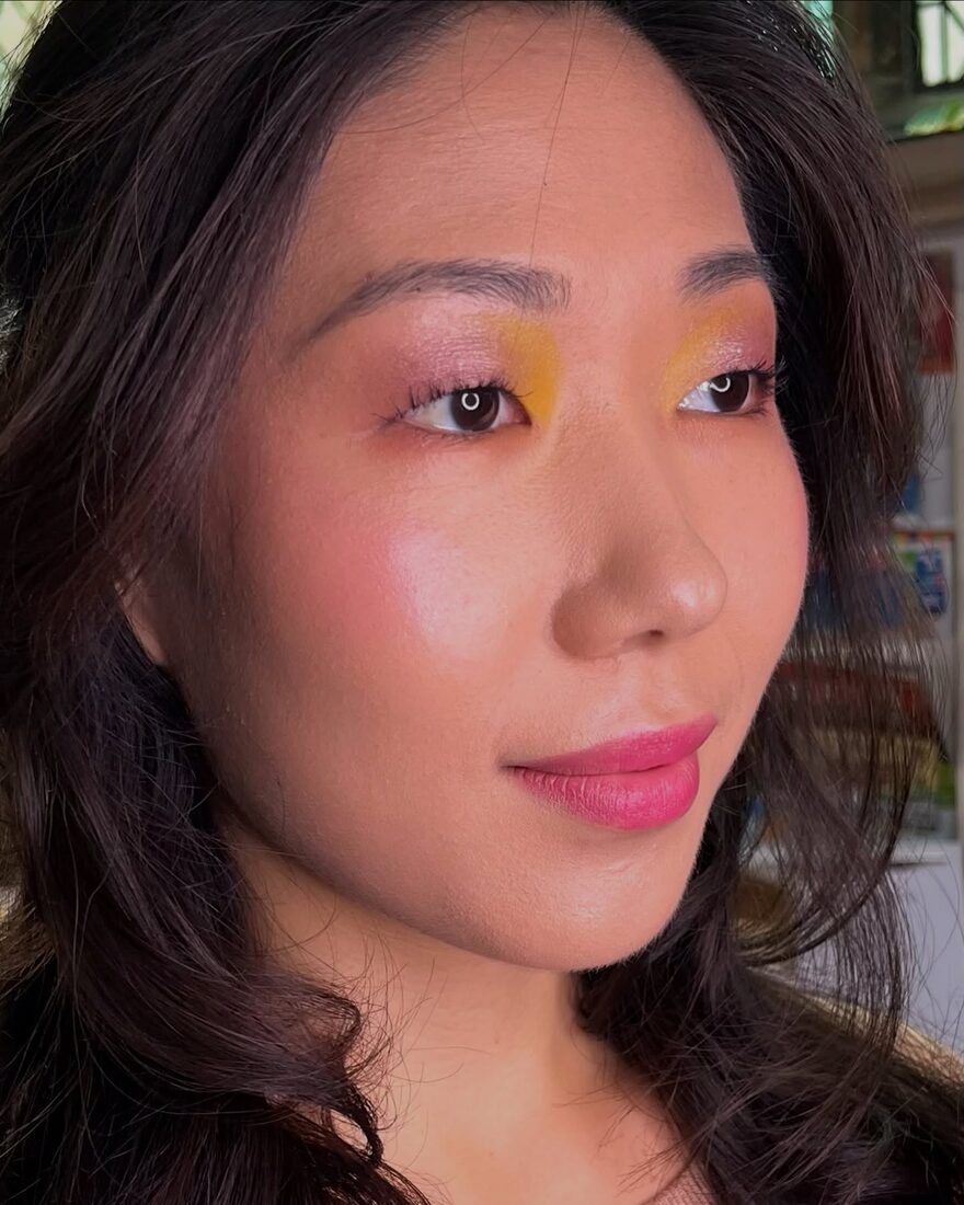 Natural, radiant bridal makeup